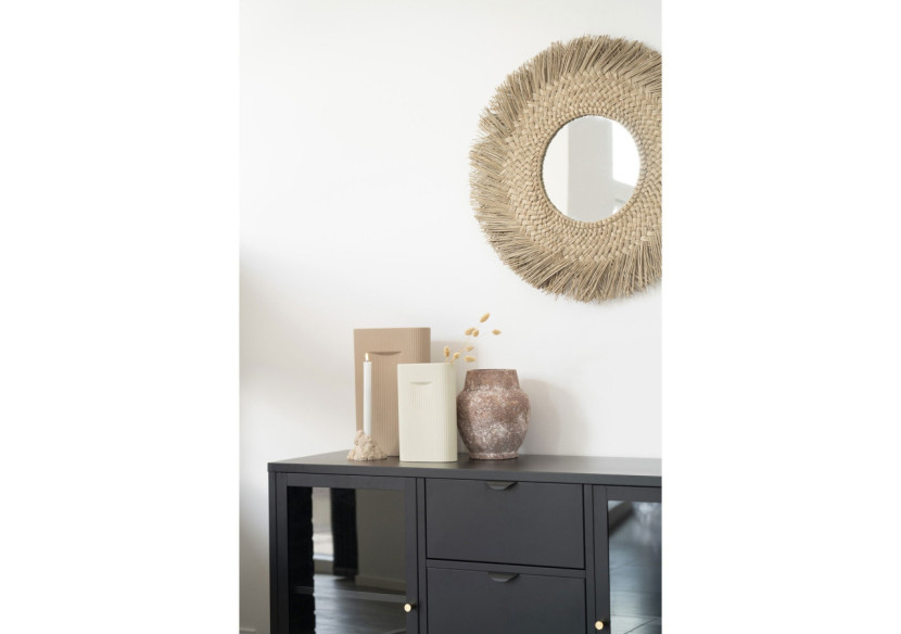 Vase en céramique - Gris 16,5x6,5x26 cm - 4441765 - House Nordic