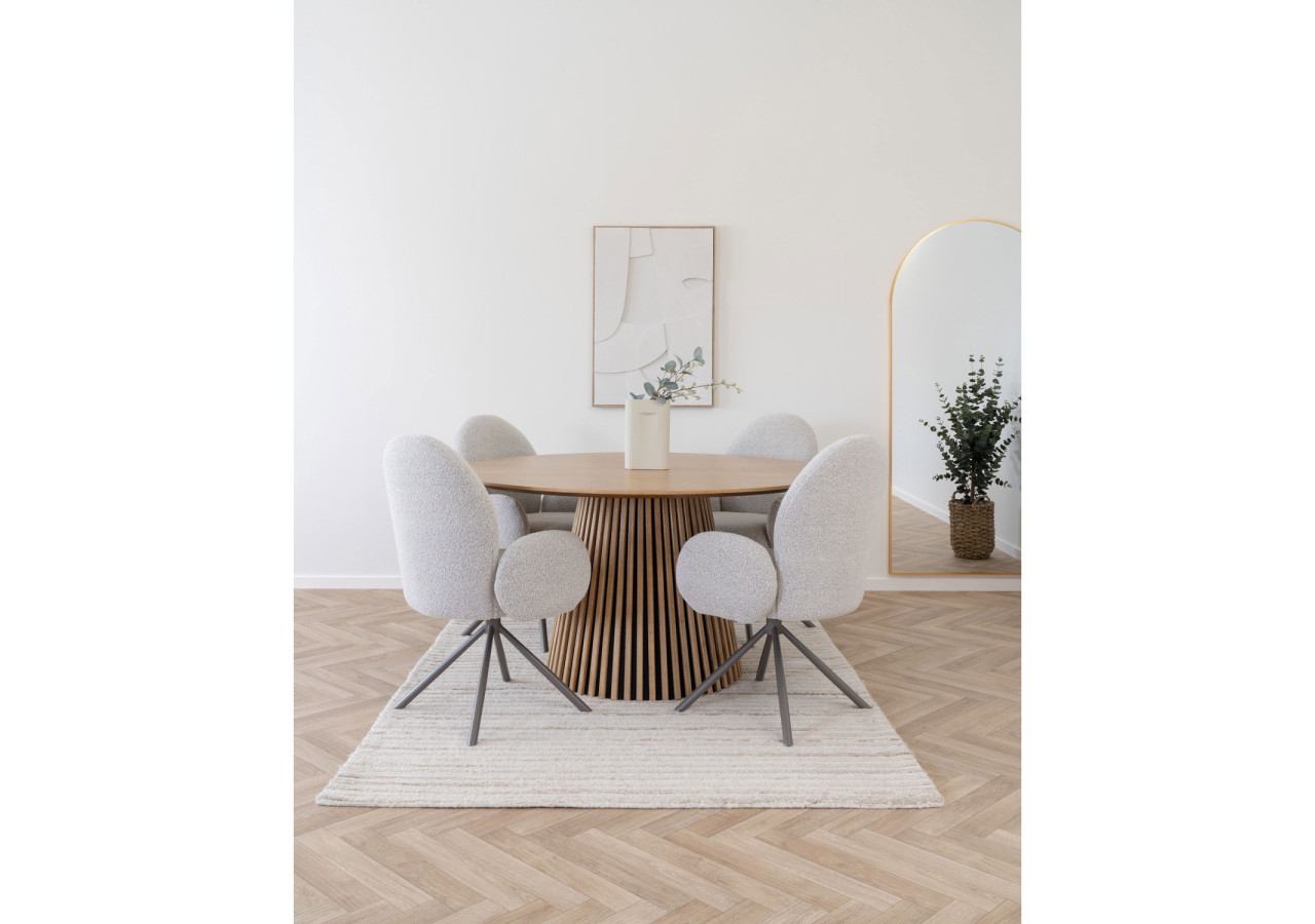 Vase en céramique - Gris 16,5x6,5x26 cm - 4441765 - House Nordic