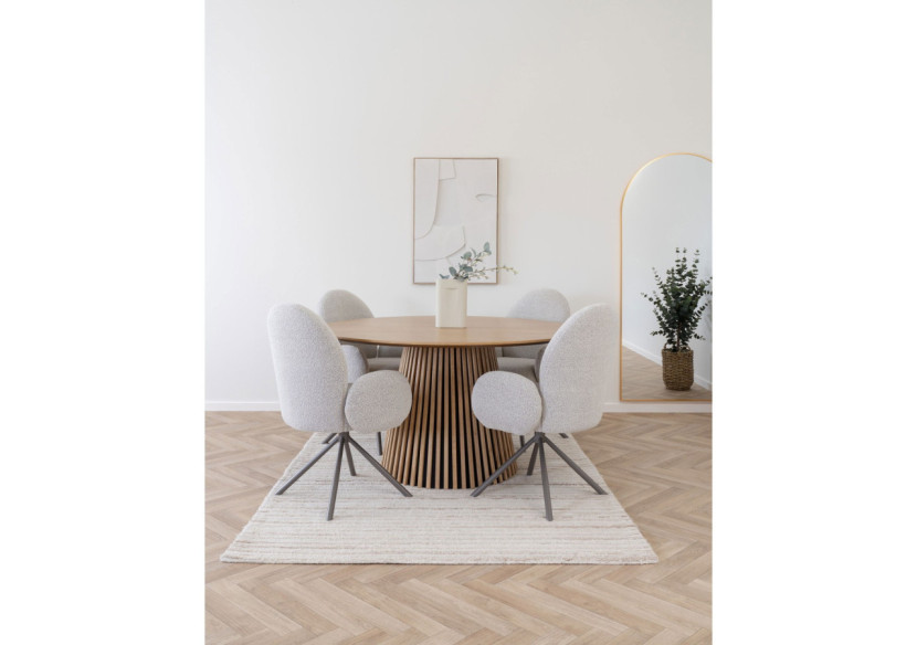 Vase en céramique - Gris 16,5x6,5x26 cm - 4441765 - House Nordic