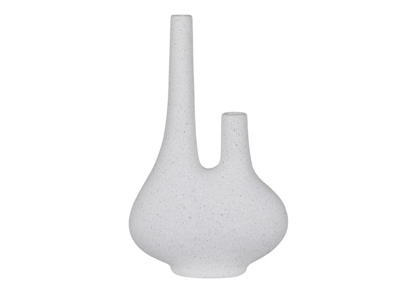 Vase en céramique - Blanc 23x11,5x37 cm - 4441772 - House Nordic