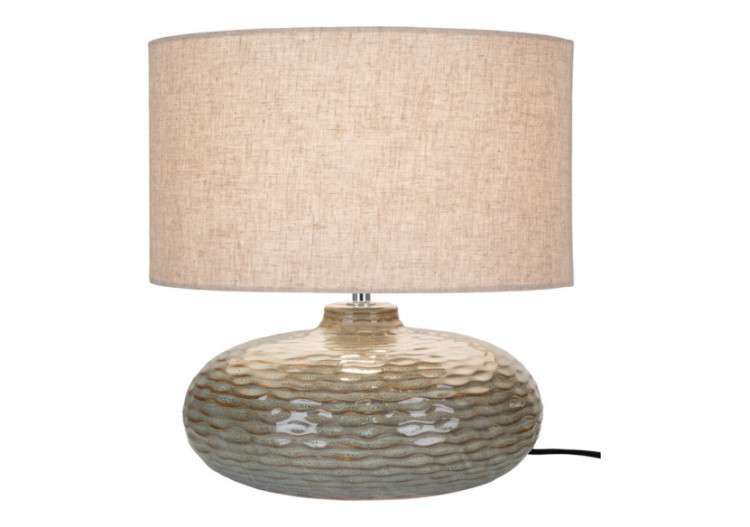 Lampe de table Oldham - Céramique verte avec abat-jour - 6406280 - House Nordic