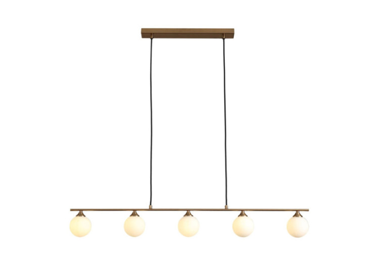 Suspension Halifax - Laiton, cordon en tissu 150 cm - 6406290 - House Nordic