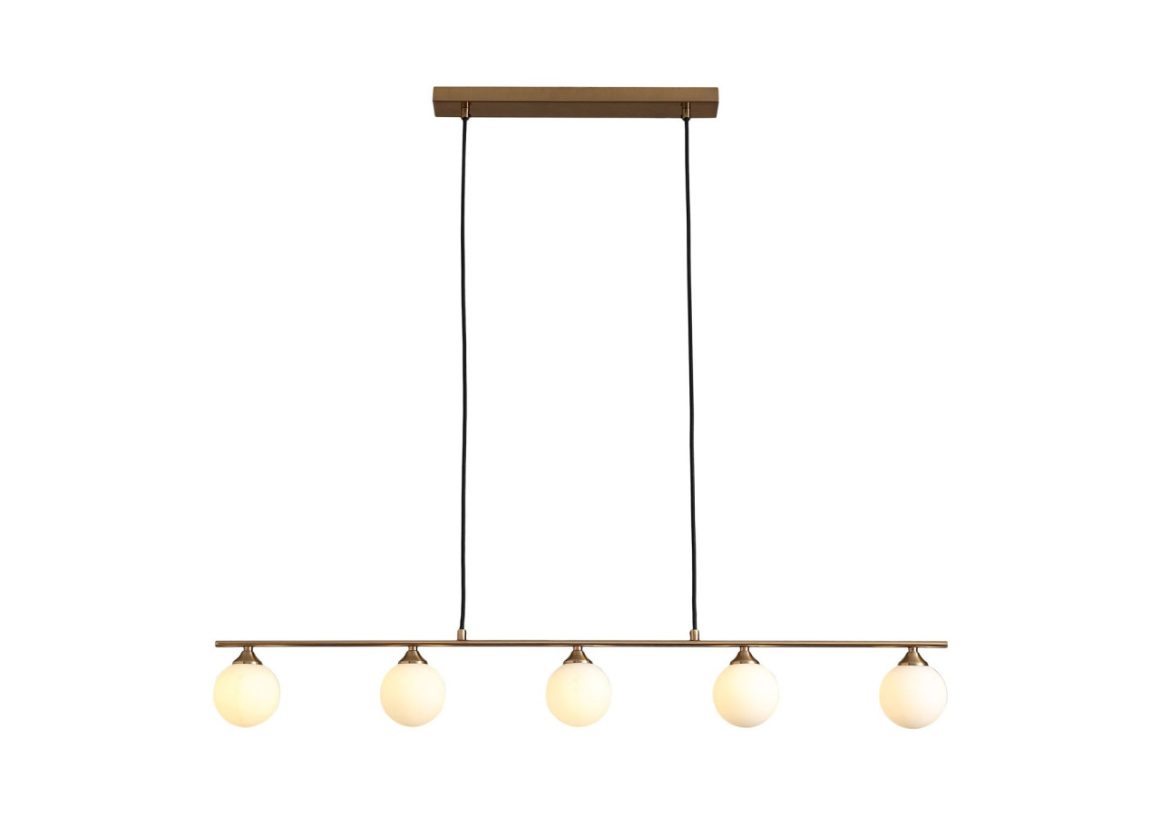 Suspension Halifax - Laiton, cordon en tissu 150 cm - 6406290 - House Nordic