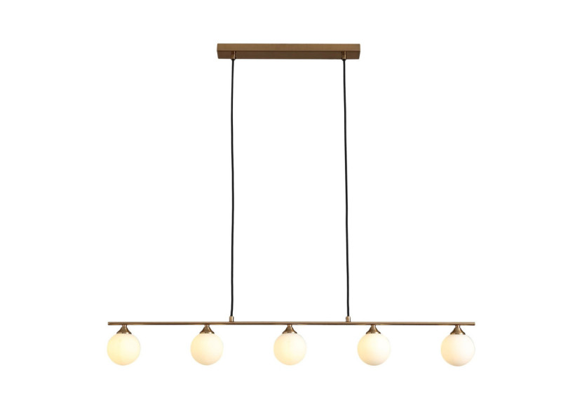 Suspension Halifax - Laiton, cordon en tissu 150 cm - 6406290 - House Nordic