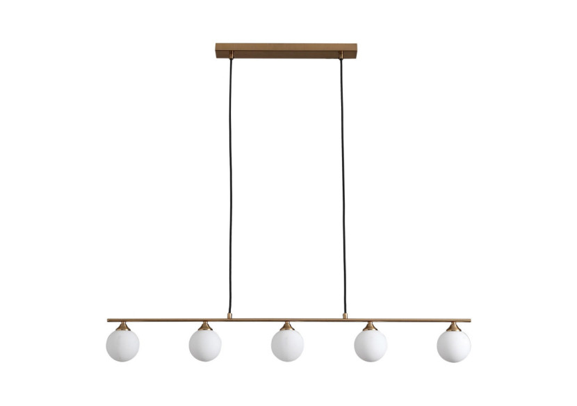 Suspension Halifax - Laiton, cordon en tissu 150 cm - 6406290 - House Nordic