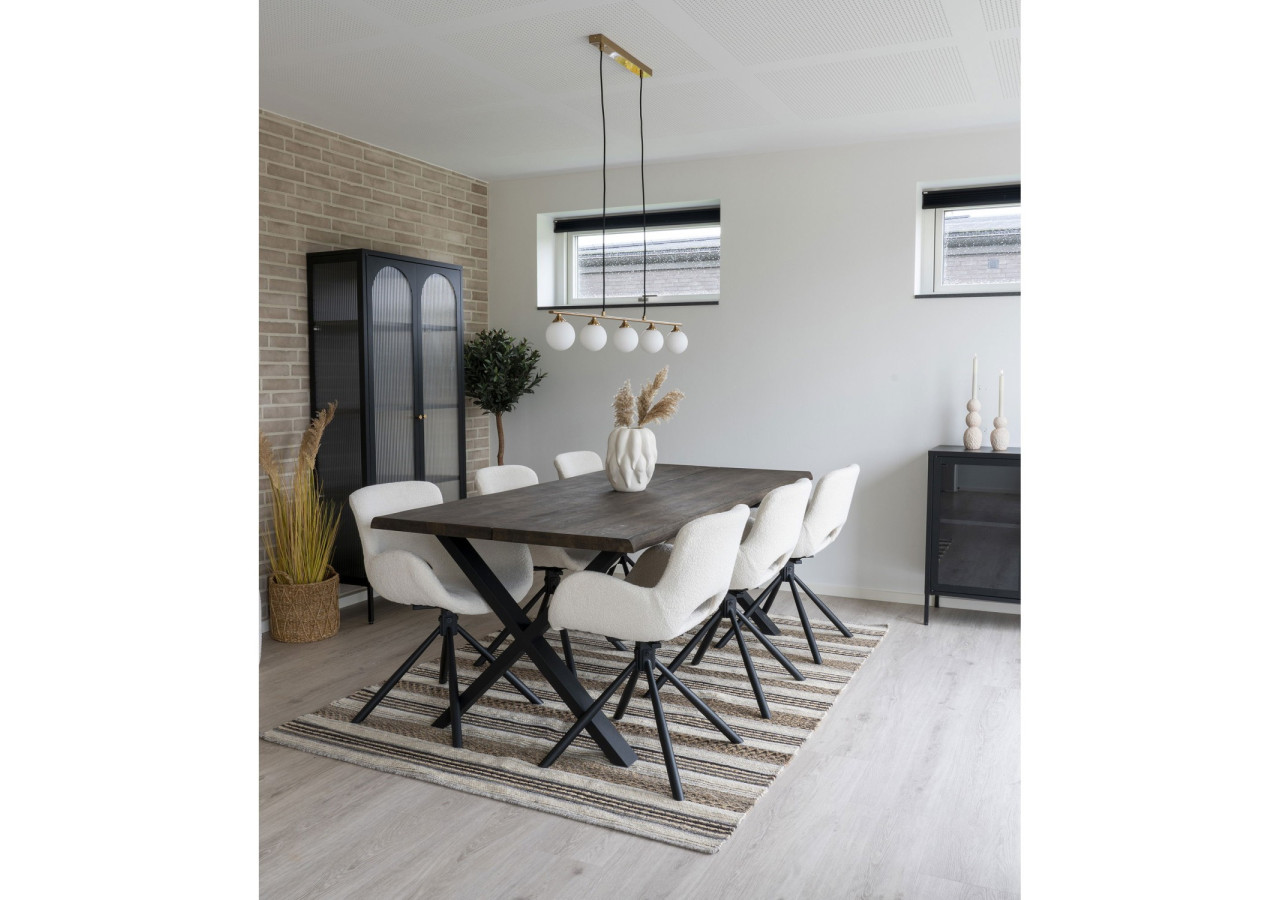 Suspension Halifax - Laiton, cordon en tissu 150 cm - 6406290 - House Nordic