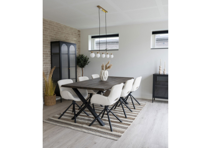 Suspension Halifax - Laiton, cordon en tissu 150 cm - 6406290 - House Nordic