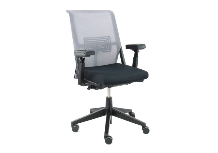 Chaise de Bureau Haworth Comforto 5965 - Grise et Noire, Ergonomique - R_COMF_59_GR_SSB - Refurbished