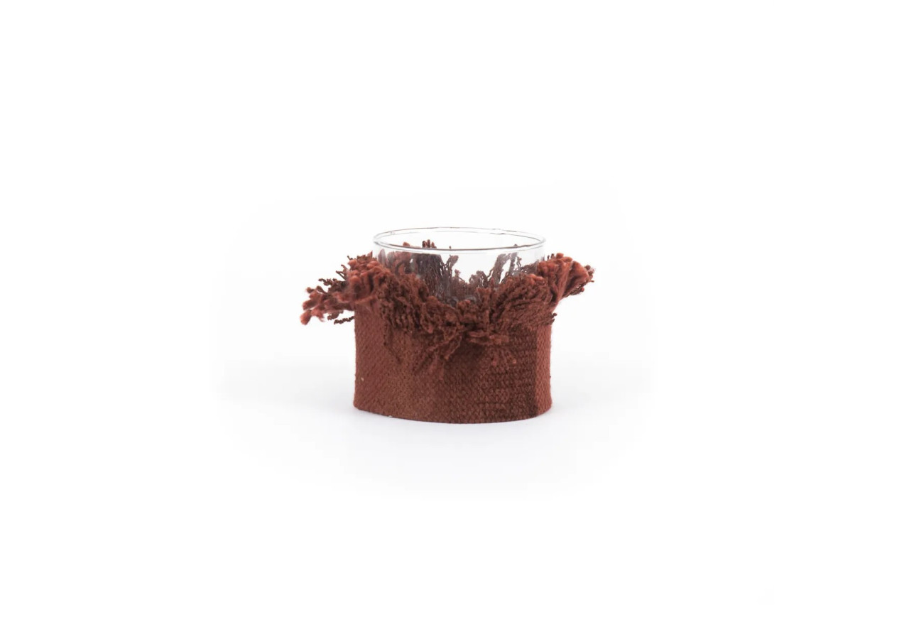 Bougeoir Oh My Gee - Velours Bourgogne - Taille S - INIE009BuV-S - Bazar Bizar