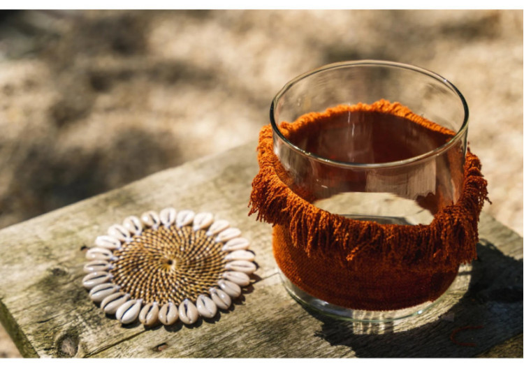 Support de Bougie Oh My Gee - Velours Rouille - Taille S - INIE009RuV-S - Bazar Bizar 2