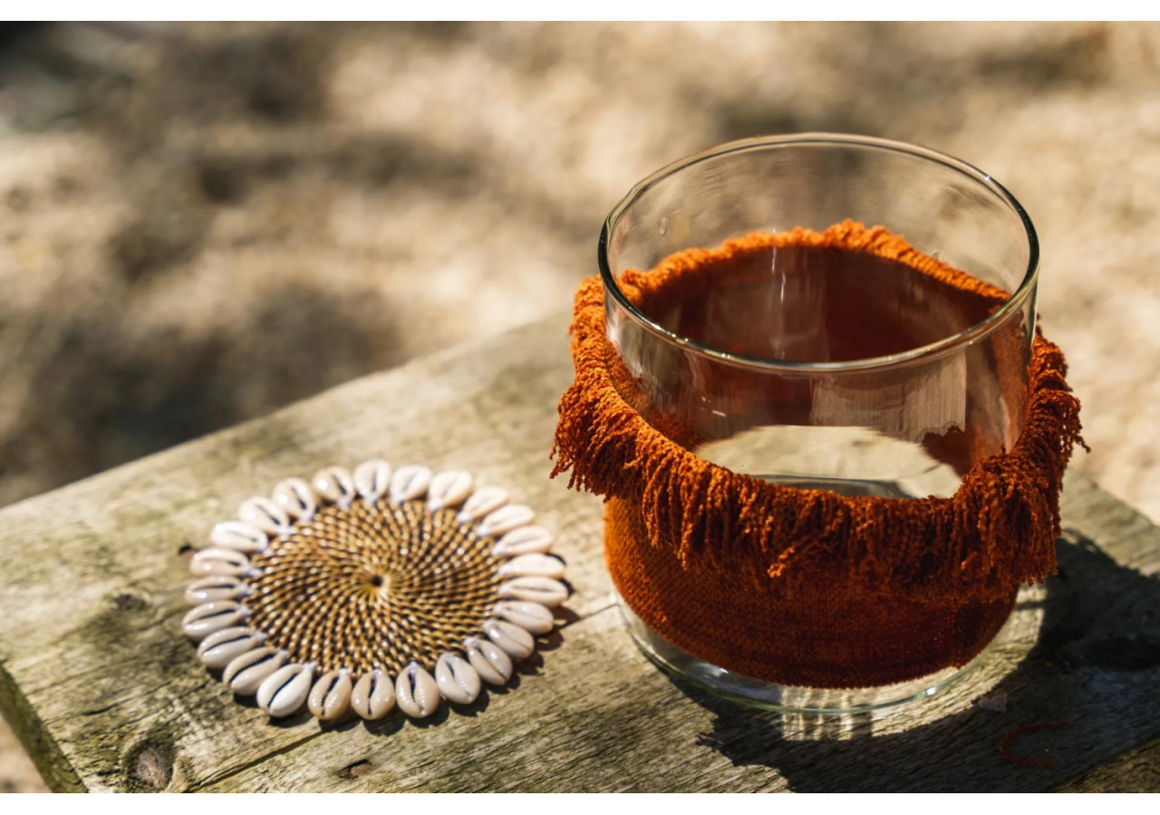 Support de Bougie Oh My Gee - Velours Rouille - Taille S - INIE009RuV-S - Bazar Bizar