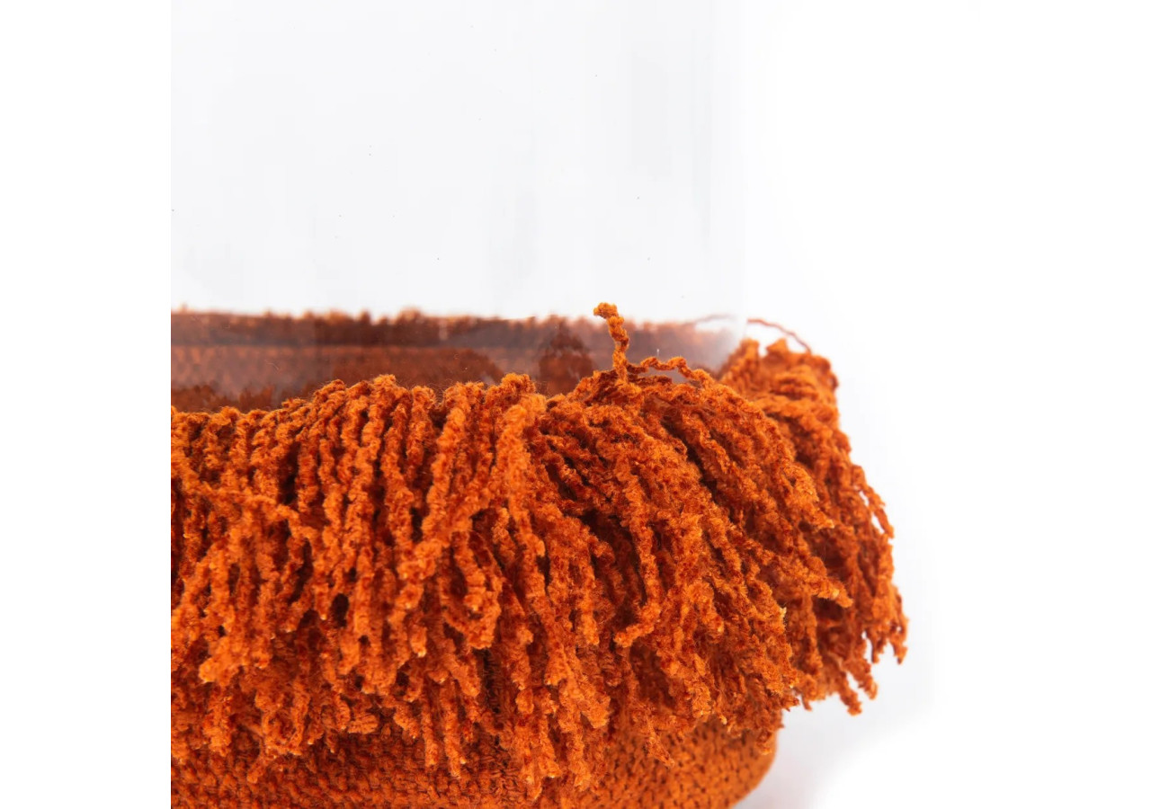 Support de Bougie Oh My Gee - Velours Rouille - Taille S - INIE009RuV-S - Bazar Bizar