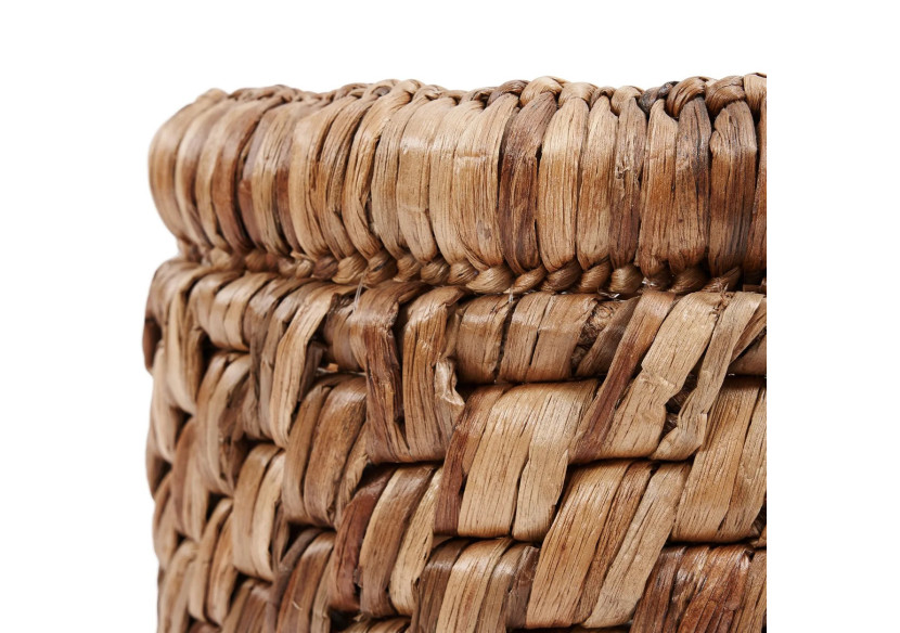 Panier Choppy - Tressé en eau hyacinthe avec motif dynamique - JAHA004N - Bazar Bizar