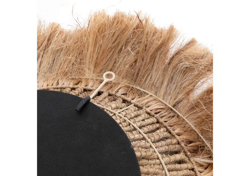 Miroir Abaca Solomon - Naturel et élégant - JAPA037N - Bazar Bizar