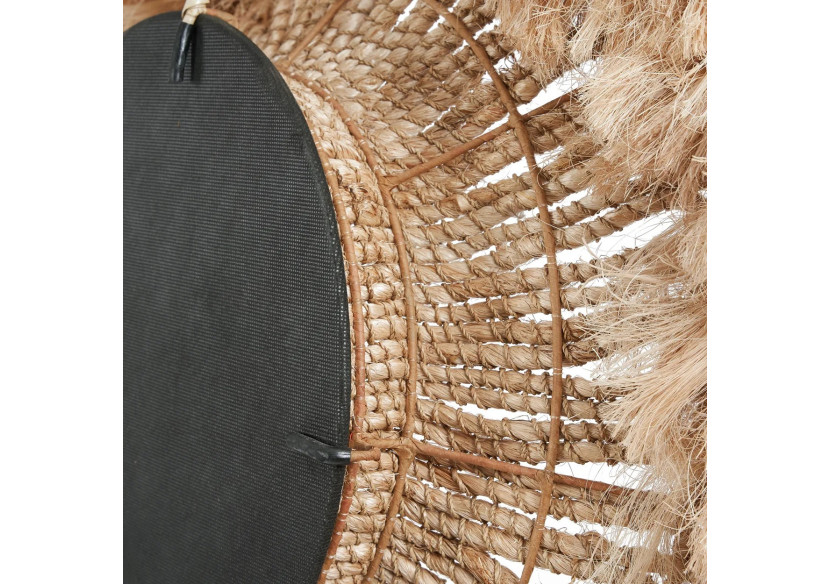 Miroir Abaca Solomon - Naturel et élégant - JAPA037N - Bazar Bizar