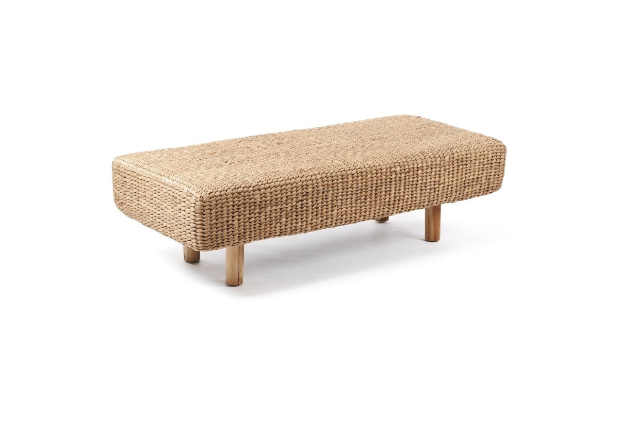 Banc en Hyacinthe d'eau - Design naturel et durable - JACEM002N - Bazar Bizar