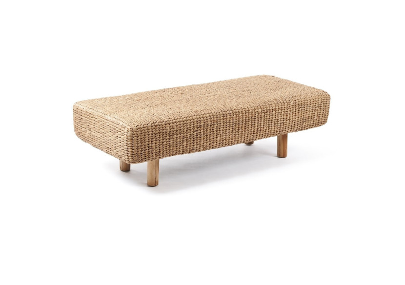 Banc en Hyacinthe d'eau - Design naturel et durable - JACEM002N - Bazar Bizar