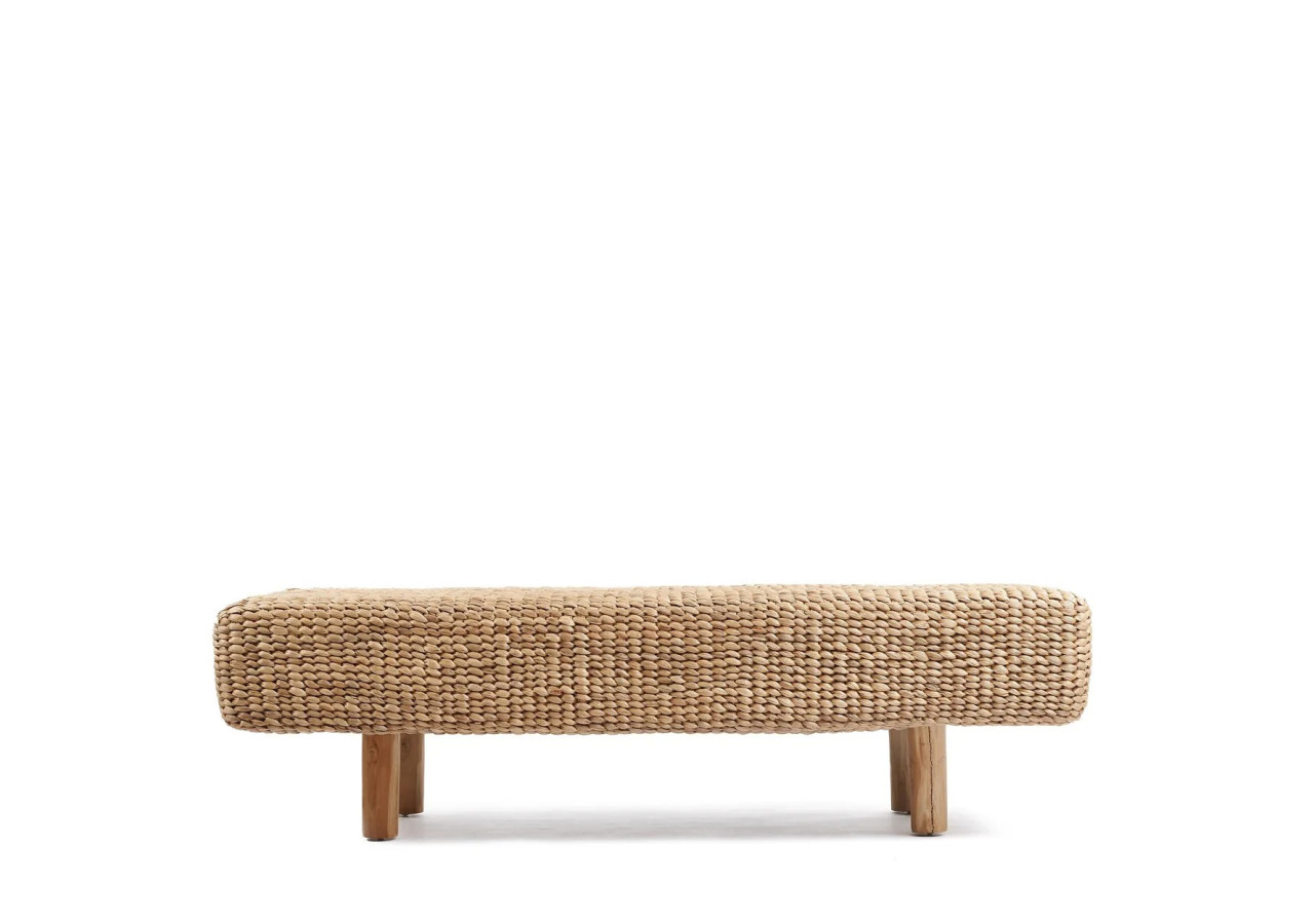 Banc en Hyacinthe d'eau - Design naturel et durable - JACEM002N - Bazar Bizar