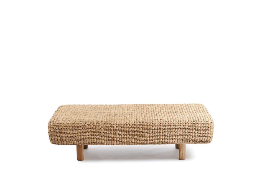 Banc en Hyacinthe d'eau - Design naturel et durable - JACEM002N - Bazar Bizar