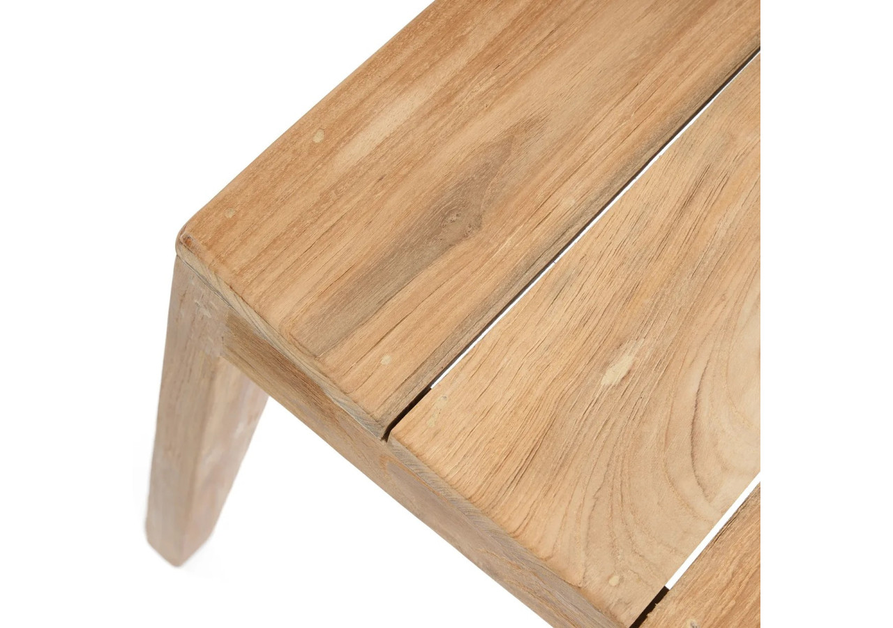 Chaise de salle à manger YDRA - Teck recyclé et design extérieur - JASE004N - Bazar Bizar