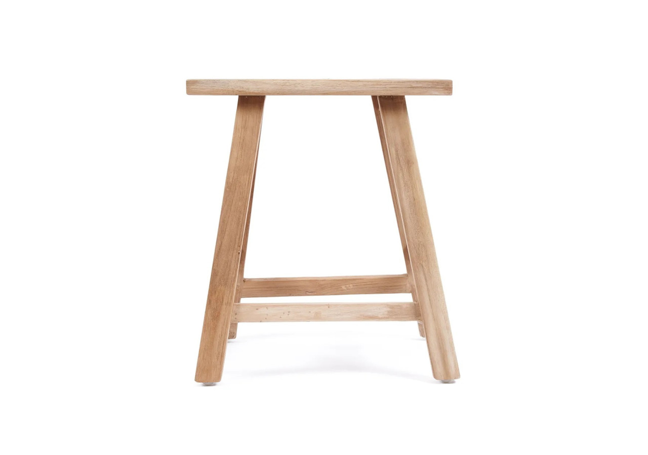 Tabouret ORIKI - Teck recyclé et design moderne - JAAM040N - Bazar Bizar