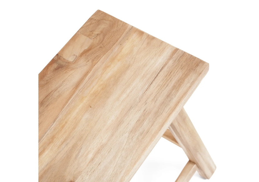 Tabouret ORIKI - Teck recyclé et design moderne - JAAM040N - Bazar Bizar