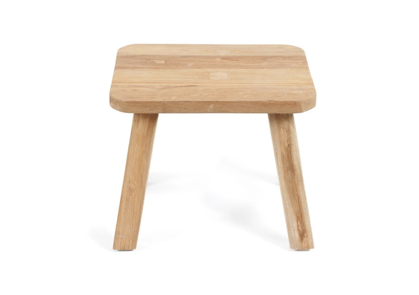Tabouret QUINCY - Teck recyclé et design pratique - JAAM039N - Bazar Bizar Tabouret QUINCY - Teck recyclé et design pratique - JAAM039N - Bazar Bizar