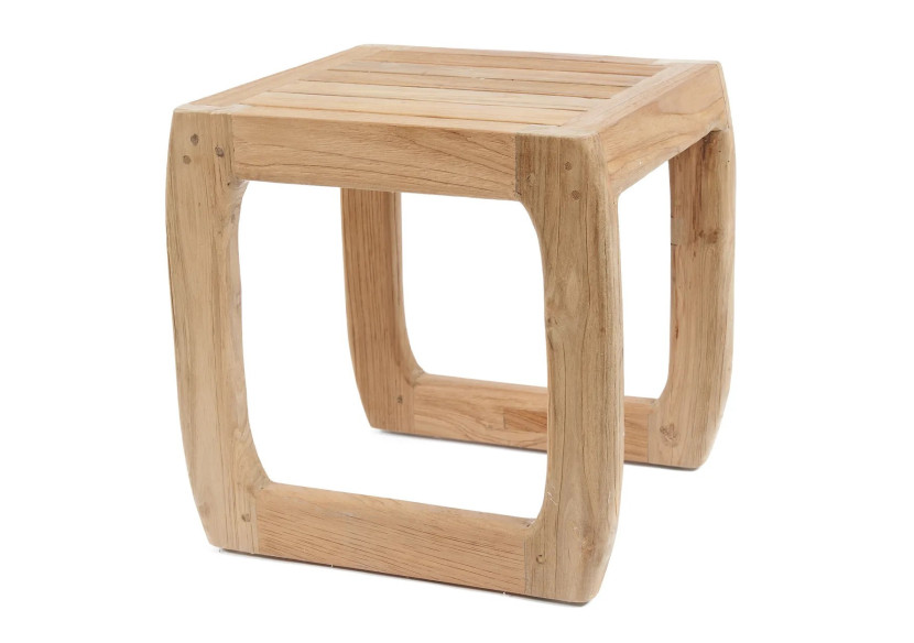 Tabouret SYMI - Teck recyclé et design élégant - JASE010N - Bazar Bizar Tabouret SYMI - Teck recyclé et design élégant - JASE010N - Bazar Bizar