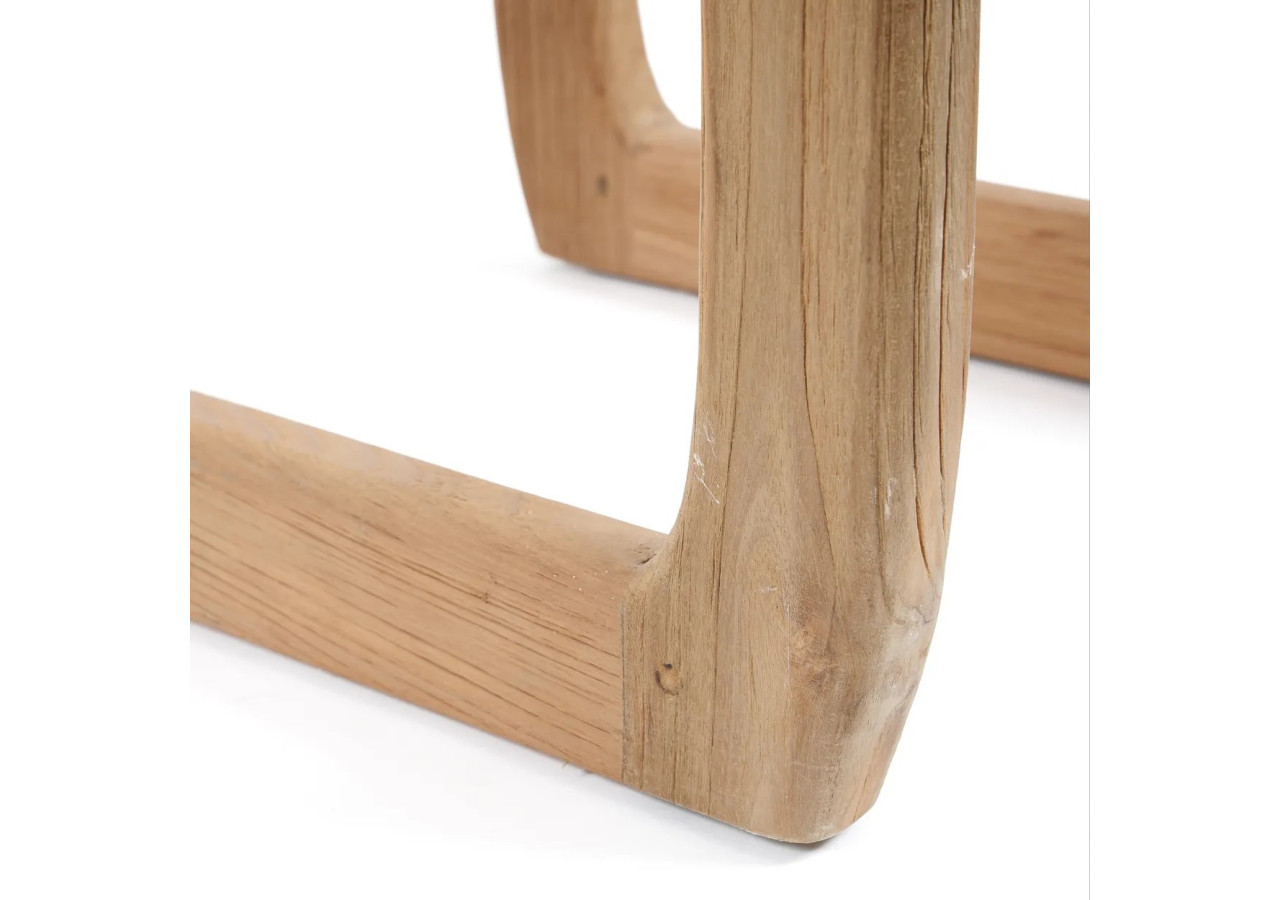 Tabouret SYMI - Teck recyclé et design élégant - JASE010N - Bazar Bizar