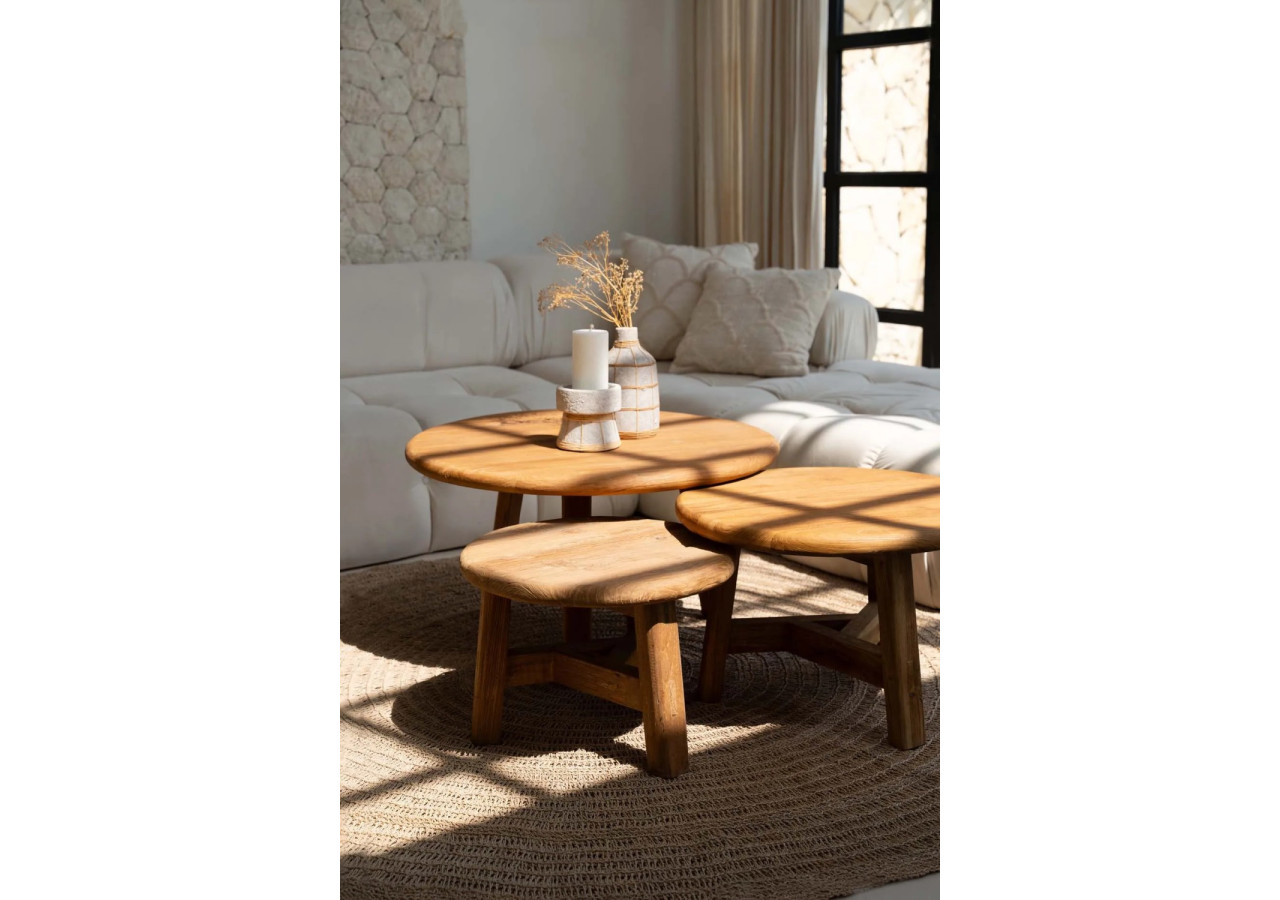 Table Basse Fusuma - Moyenne Taille et Design Élégant - JASE018N-M - Bazar Bizar