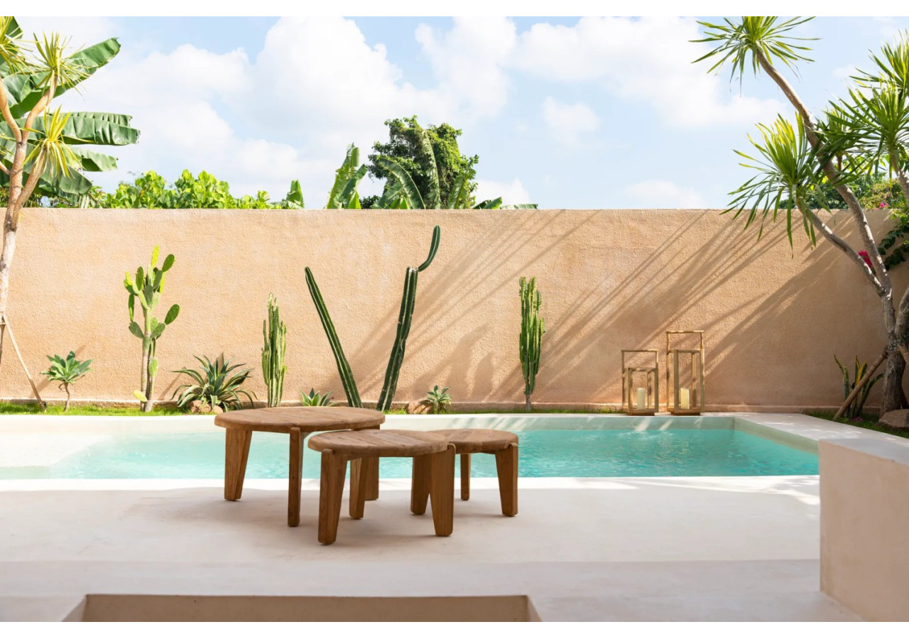 Table Basse Wabi Sabi - Grande Taille et Design Écologique - JASE015N-L - Bazar Bizar