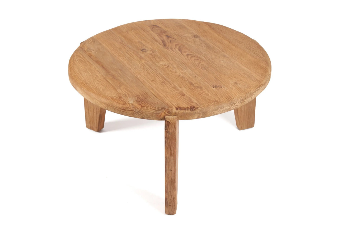 Table Basse Wabi Sabi - Grande Taille et Design Écologique - JASE015N-L - Bazar Bizar