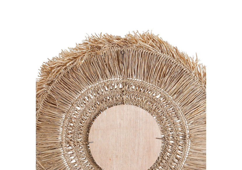 Miroir Yuki - Naturel - Taille L - BAVE027N-L - Bazar Bizar