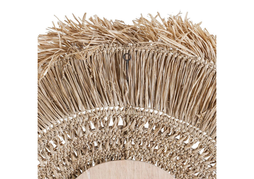 Miroir Yuki - Naturel - Taille L - BAVE027N-L - Bazar Bizar