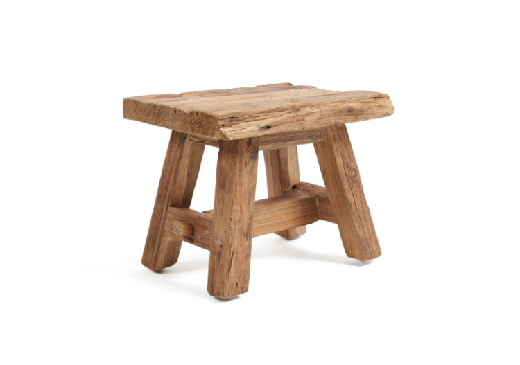 Tabouret Shoji - Naturel - Taille S - JAHER005N-S - Bazar Bizar