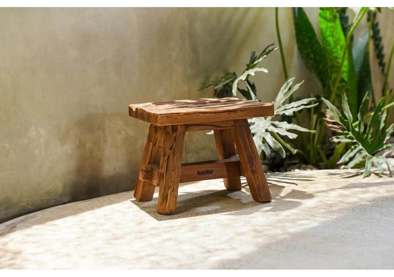 Tabouret Shoji - Naturel - Taille S - JAHER005N-S - Bazar Bizar