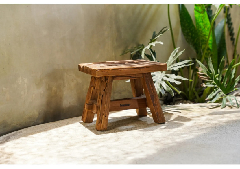 Tabouret Shoji - Naturel - Taille S - JAHER005N-S - Bazar Bizar