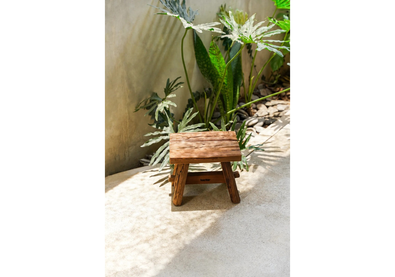 Tabouret Shoji - Naturel - Taille S - JAHER005N-S - Bazar Bizar