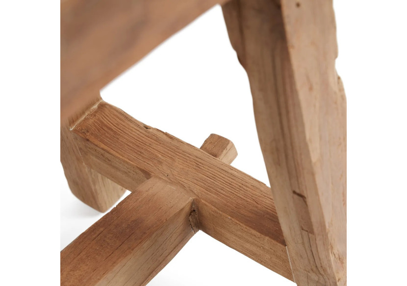 Tabouret Shoji - Bois Teck Recyclé - Taille M - JAHER005N-M - Bazar Bizar Tabouret Shoji - Bois Teck Recyclé - Taille M - JAHER005N-M - Bazar Bizar