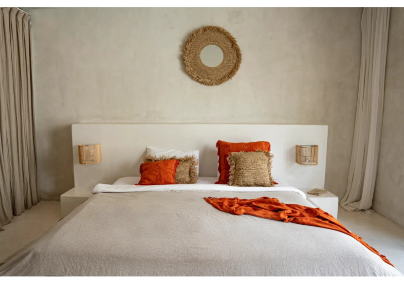 Miroir Yema - Finition Naturelle - Taille L - BAVE026N-L - Bazar Bizar