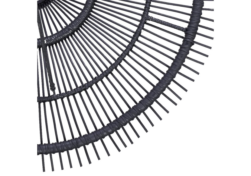 Suspension Sky - Rattan Noir - Taille XL - BAYU022B-XL - Bazar Bizar