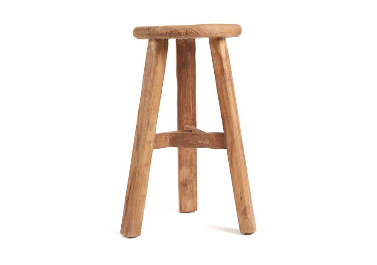 Tabouret Fusuma - Teck...