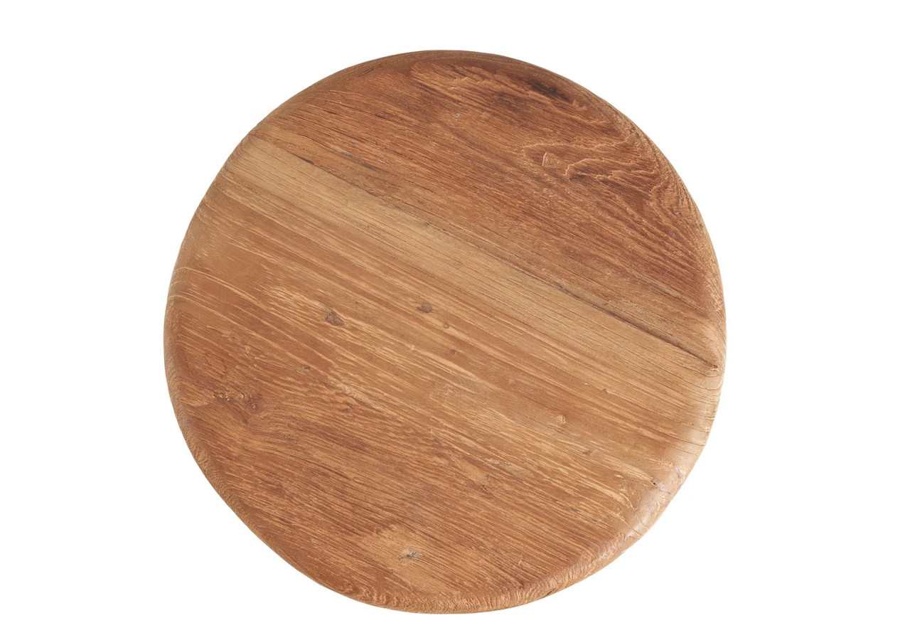 Tabouret Fusuma - Teck Recyclé - Extérieur - JASE012N - Bazar Bizar