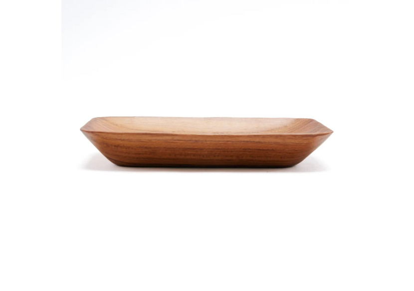 Plat en Racine de Teck - Rectangulaire - BASU606 - Bazar Bizar