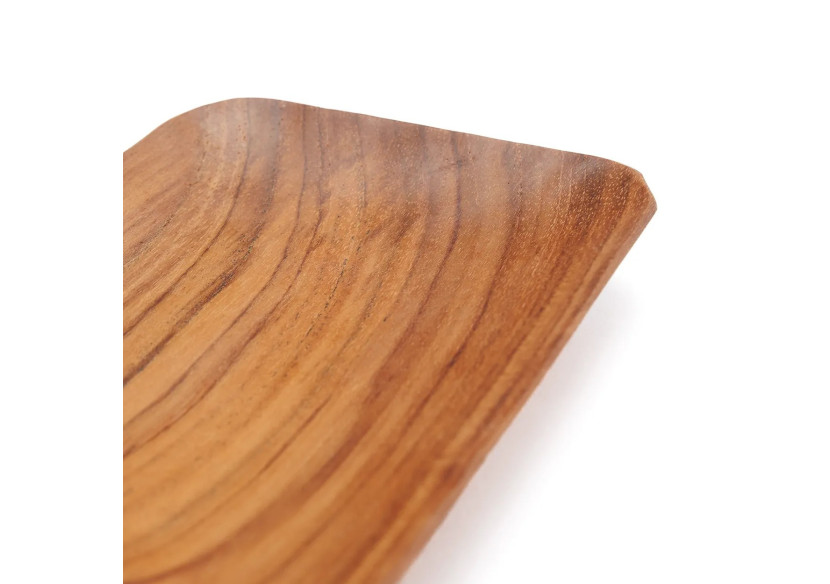 Plat en Racine de Teck - Rectangulaire - BASU606 - Bazar Bizar