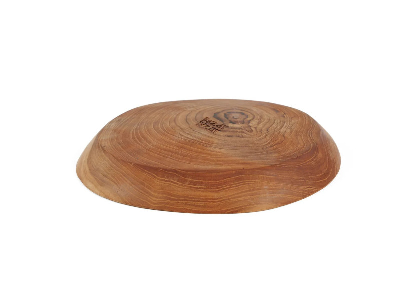 Assiette Organique en Racine de Teck - Unicité et Nature - BASU600 - Bazar Bizar