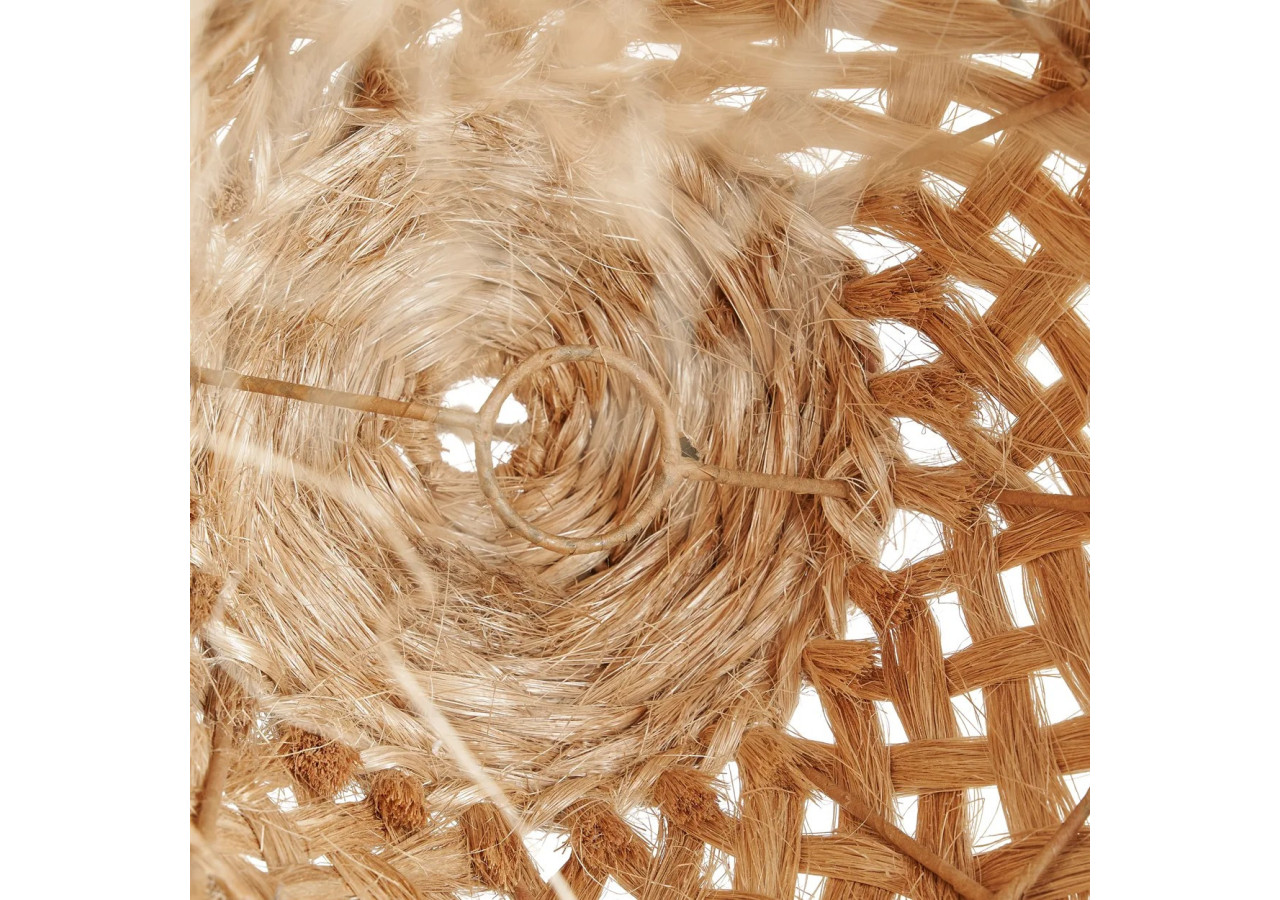 Suspension Méduse Abaca - Petite Taille Élégante - JAWAL004N-S - Bazar Bizar