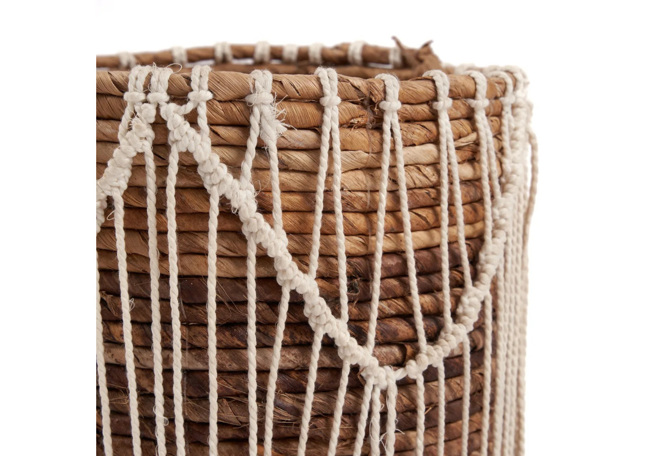 Panier Macra-Mazing - Grand Modèle Naturel - JAAD006NW-L - Bazar Bizar