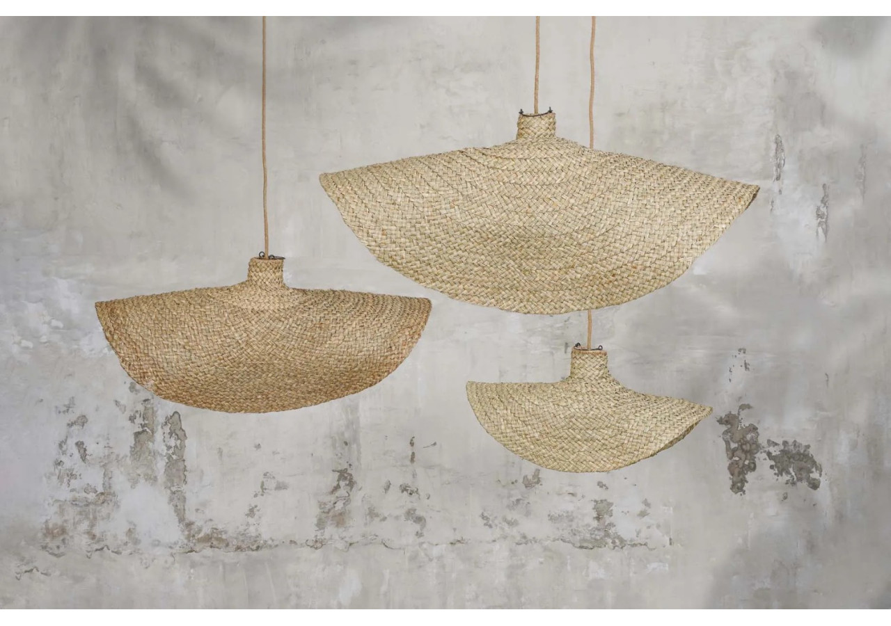 Suspension Qubba - Naturelle - XL - BAVE028N-XL-100 - Bazar Bizar