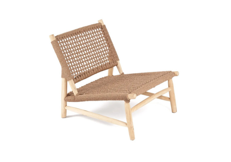 Fauteuil Island Sisal - Brun Naturel - JAAM032NBr - Bazar Bizar